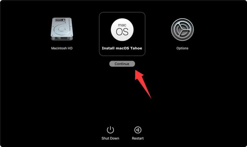 restore Mac to previous date