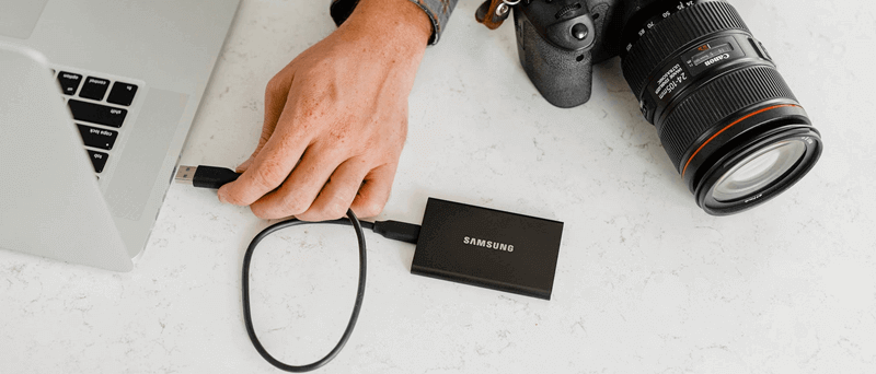 wipe the Samsung Portable SSD on a Mac
