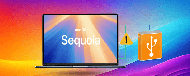 external drive is not mounting on macOS Sequoia
