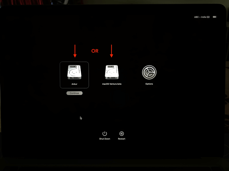 set Samsung SSD T9 as Mac startup disk