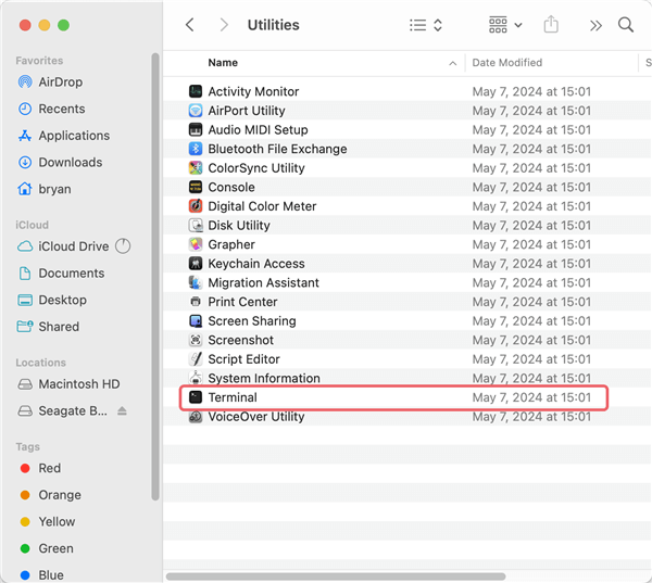 Finder sidebar icons are missing