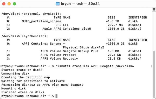 how to format a Seagate hard drive for Mac