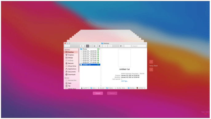 recover Excel files on Mac