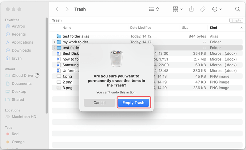 Permanently Erase Data from USB Stick on Mac