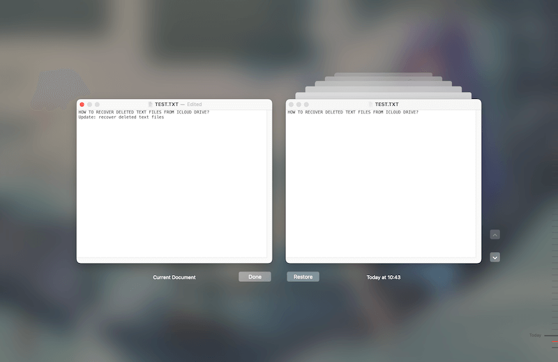 recover deleted text file and notes from Mac
