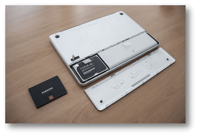 upgrade MacBook with new SSD