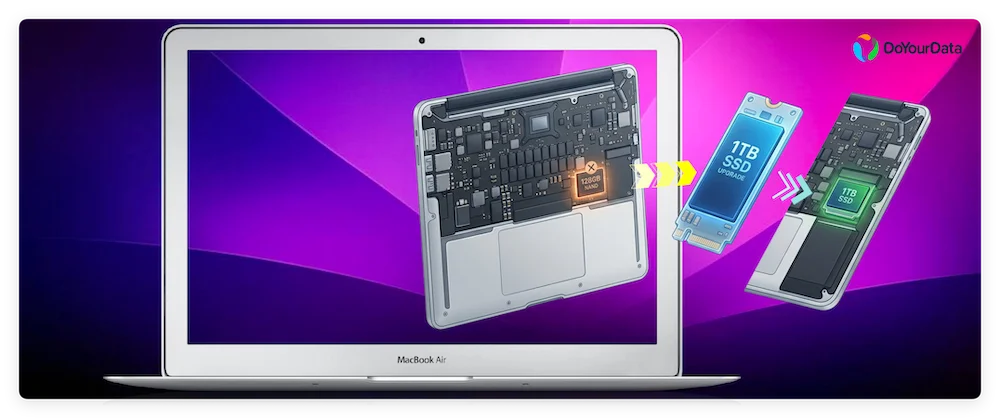 upgrade MacBook Air internal storage