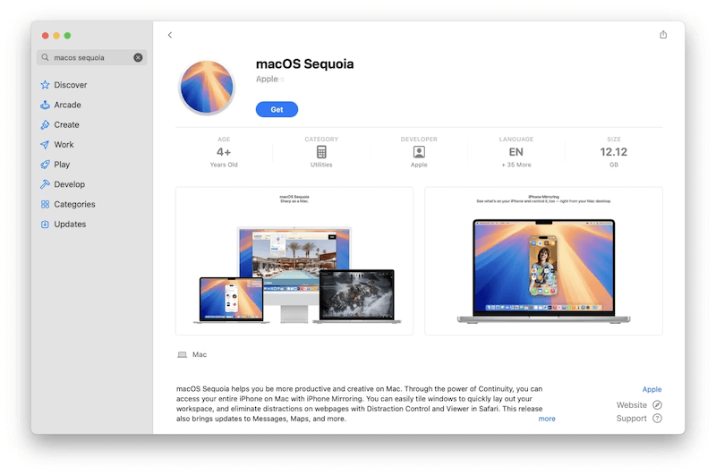 can't reinstall macOS after erasing startup disk