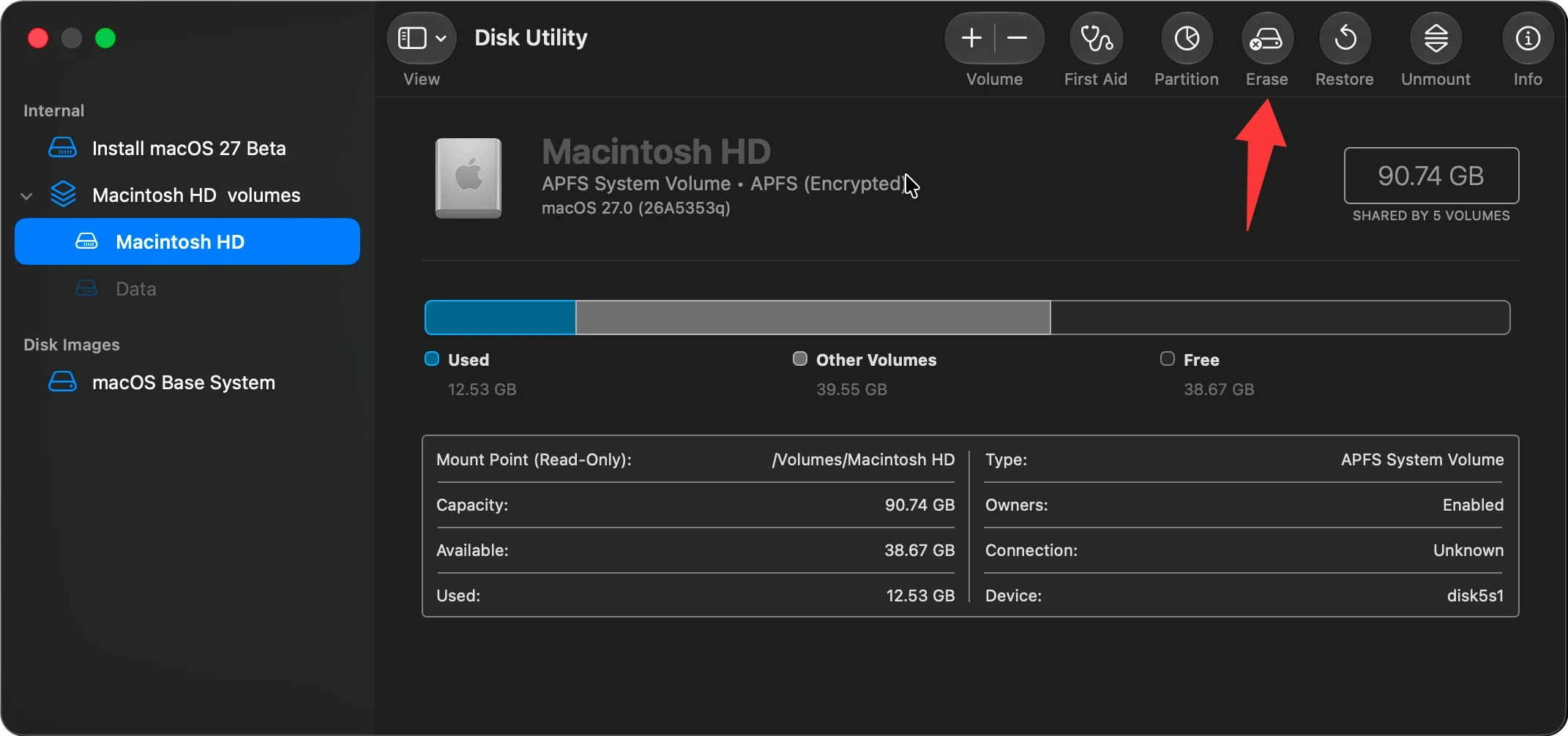 use macOS Recovery mode on macOS 27 Golden Gate