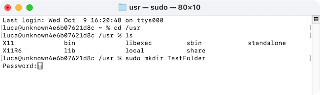 usr folder