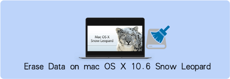 erase hard drive data on mac OS X 10.6 Snow Leopard
