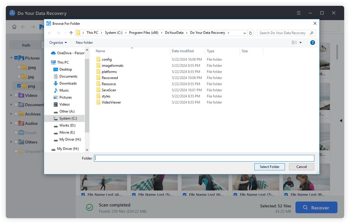 Recover data from an inaccessible memory card