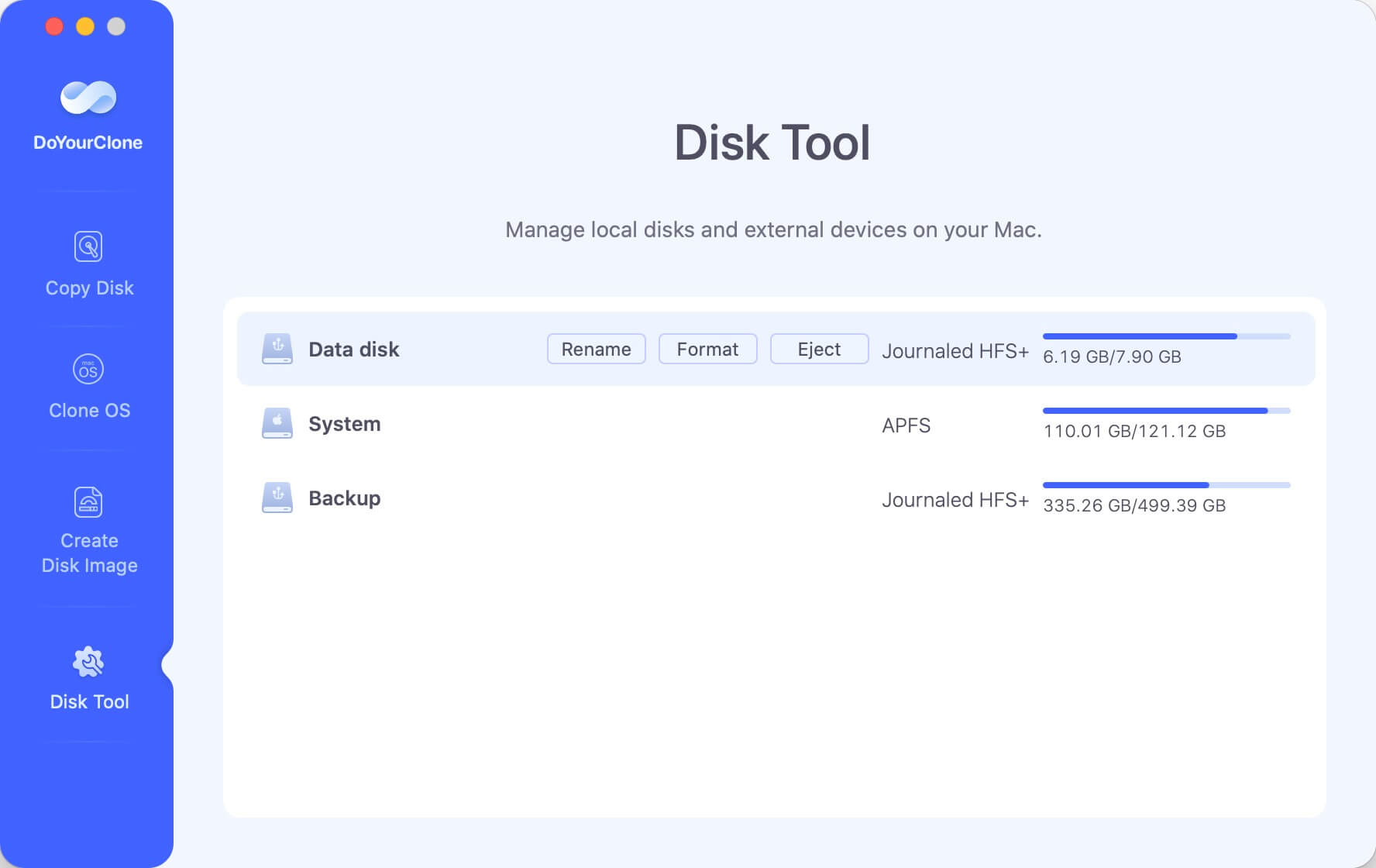DoYourClone for Mac user guide