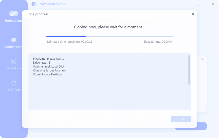 clone startup disk drive to an USB flash drive