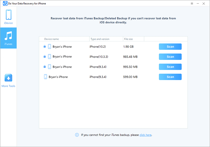 recover deleted data from iPhone XS/XS Max/XR