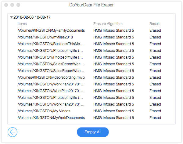 DoYourData File Eraser for Mac user guide