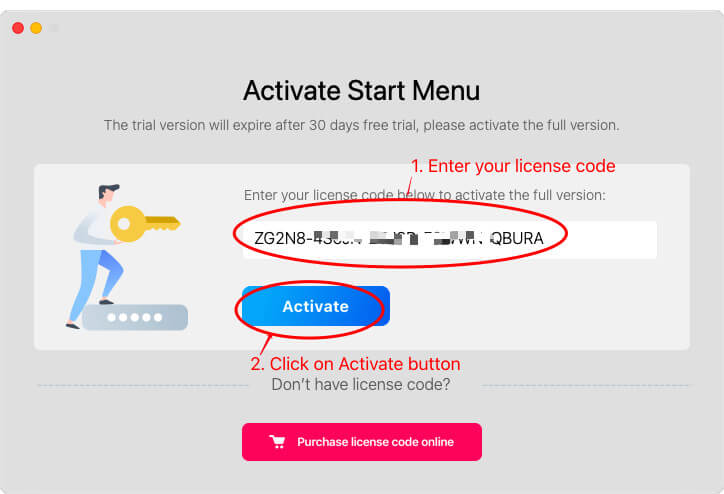 Activate StartMenu on Mac