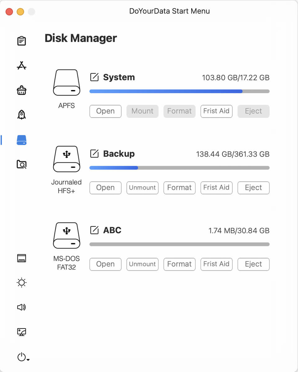 disk format for windows and mac