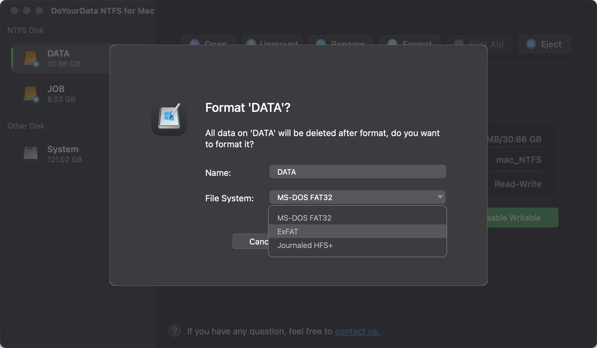 3 Ways to Format NTFS to FAT32 or exFAT on Mac