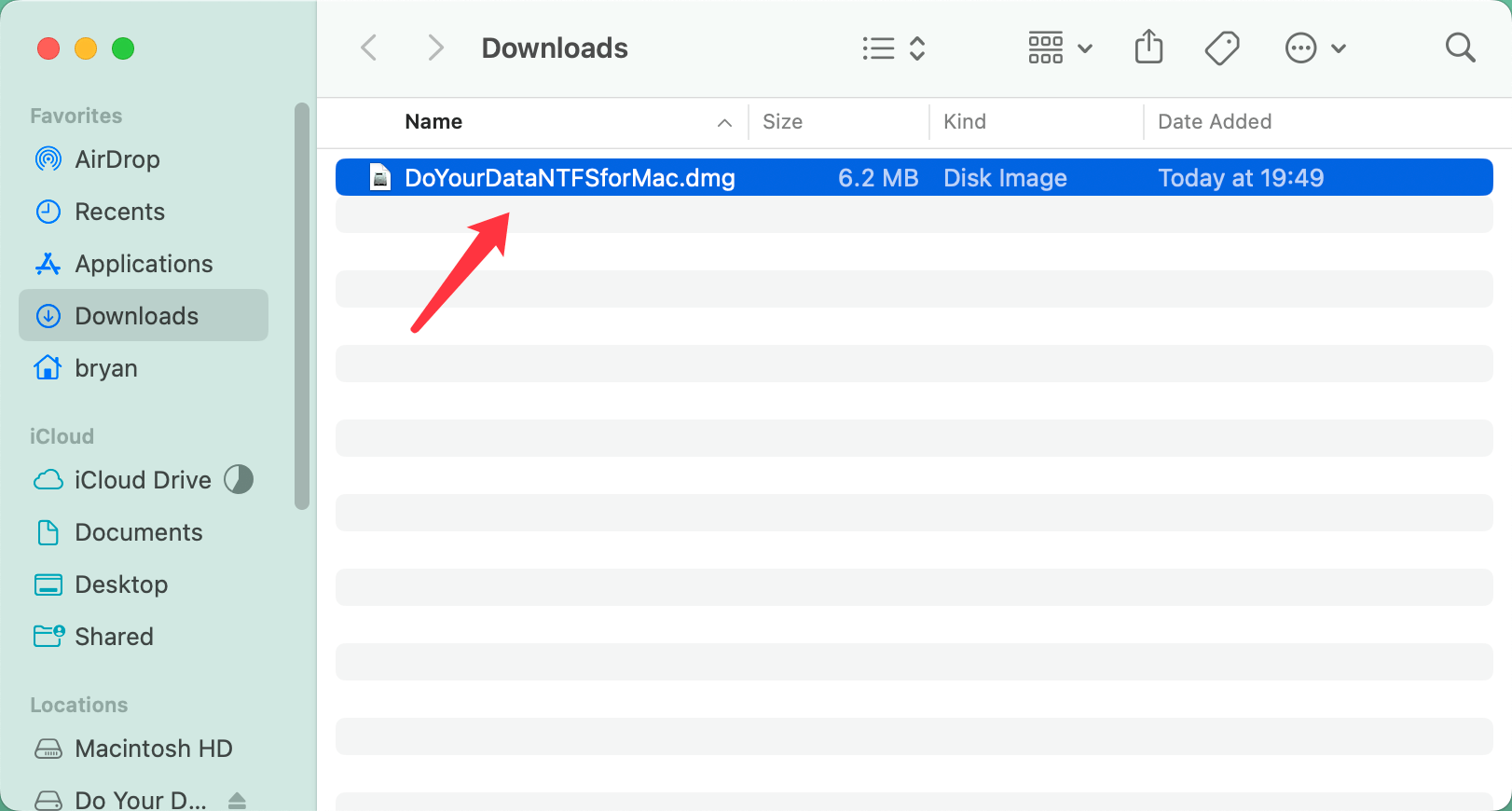 start installing NTFS for Macinstall NTFS Driver on Mac