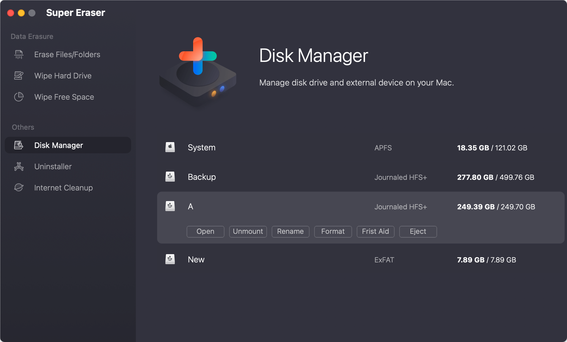 how to format a hard drive under macOS 10.12 Sierra