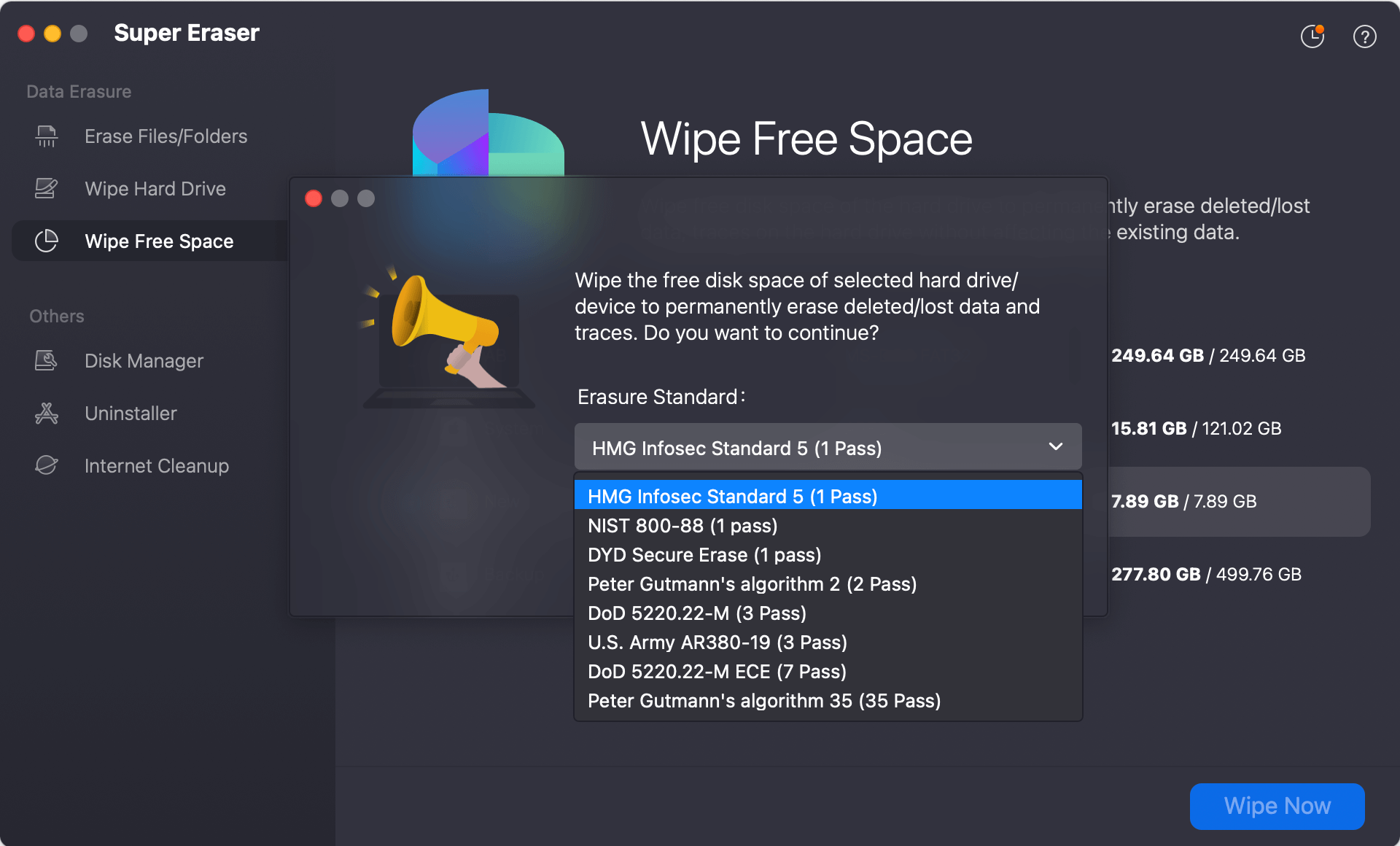 Permanently Wipe All Deleted/Lost Data on Mac OS X 10.9 Mavericks
