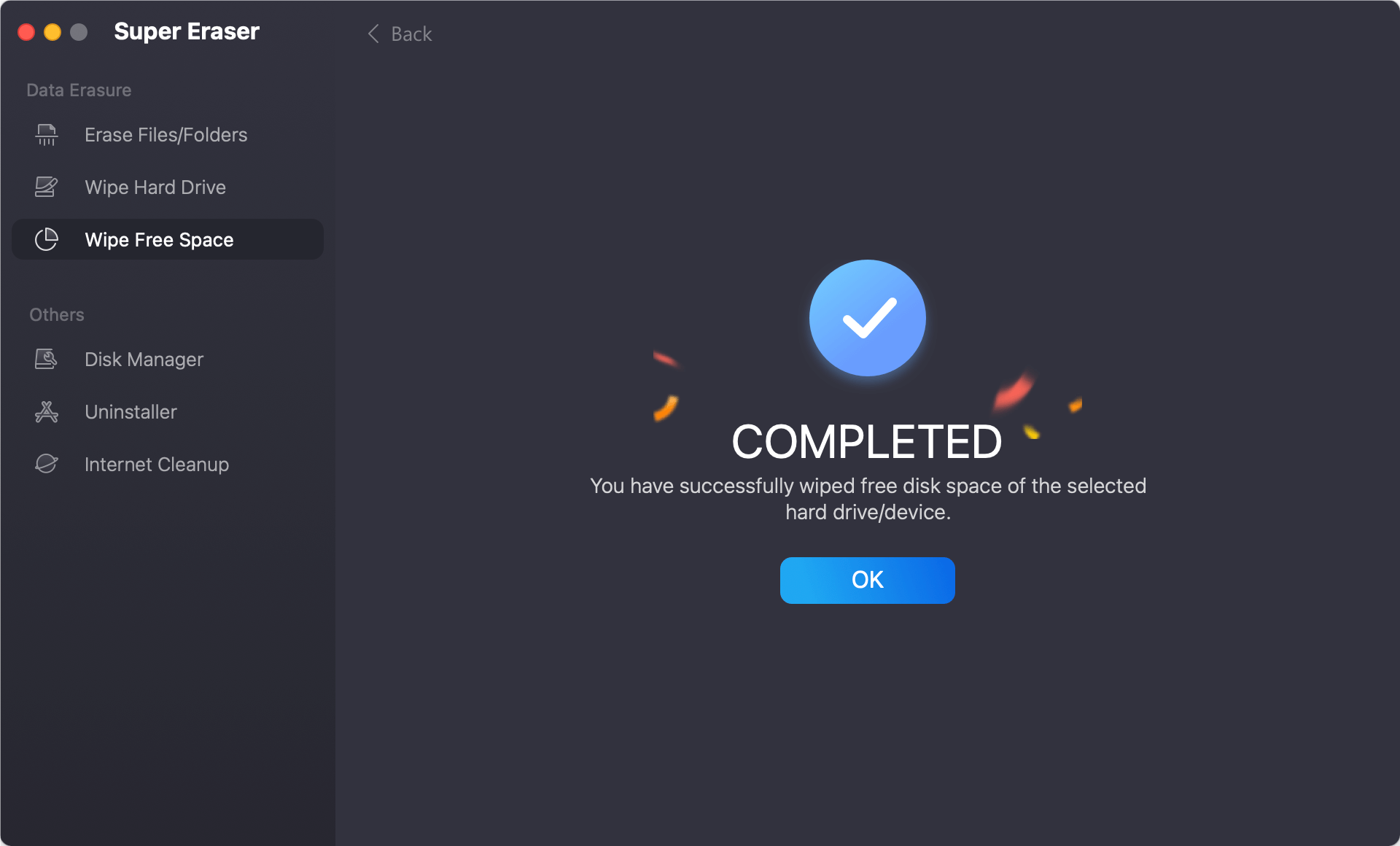 Wipe Free Space on Mac