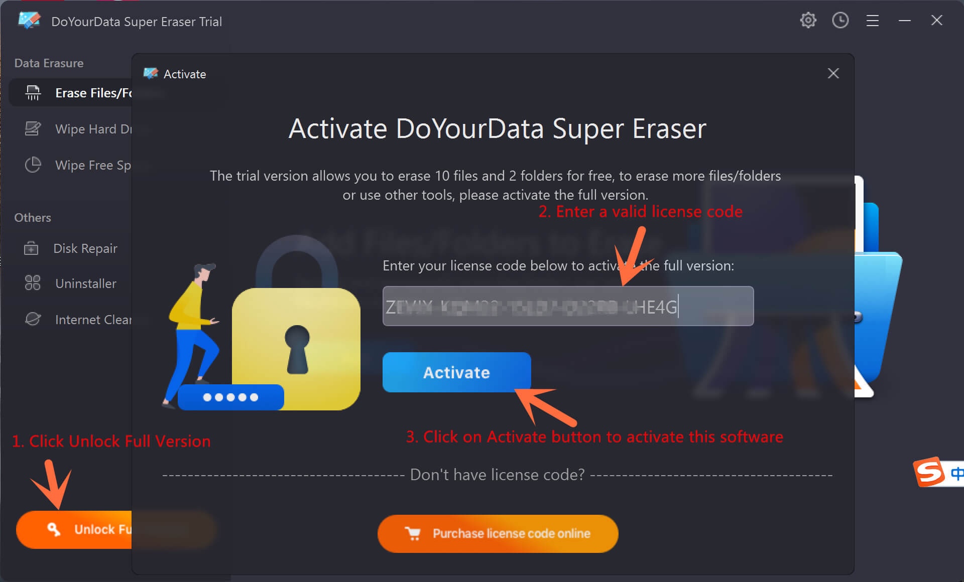 Online Guide DoYourData Super Eraser Data Erasure User Guide
