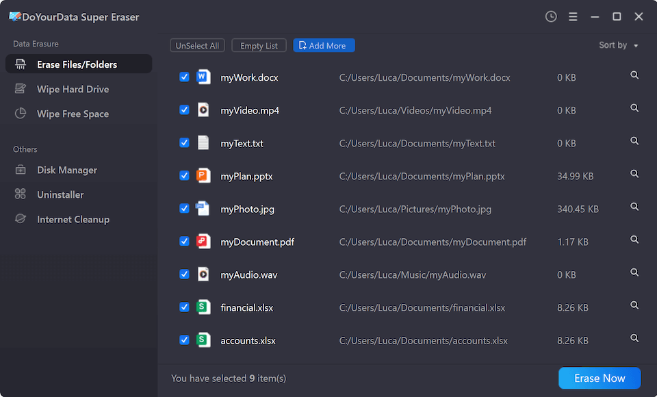 permanently delete files in Windows 11