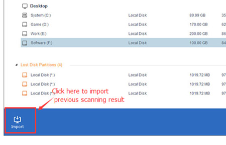 How to Export and Import Scanning Result?
