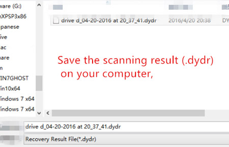 How to Export and Import Scanning Result?