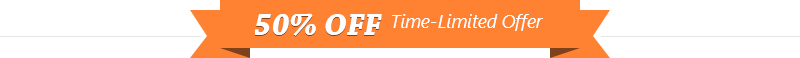 50% OFF Time-Limited Offer